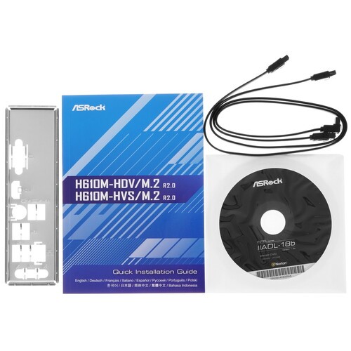 Материнская плата ASRock H610M-HVS/M.2 R2.0