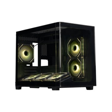 Компьютерный корпус XASTRA QR500M 6ARGB-FM-C10-UC Curve Glass ARGB Black (QR500M-6FM12A-C10-UC)
