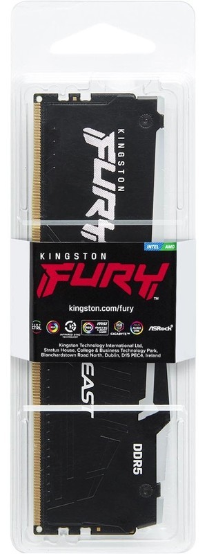 Оперативная память 32 Gb 5200 MHz Kingston FURY Beast RGB EXPO Black (KF552C36BBEA-32)