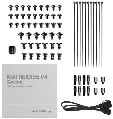 Компьютерный корпус Deepcool MATREXX 55 V4 RGB Black (R-MATREXX55-BKADA4-G-4)