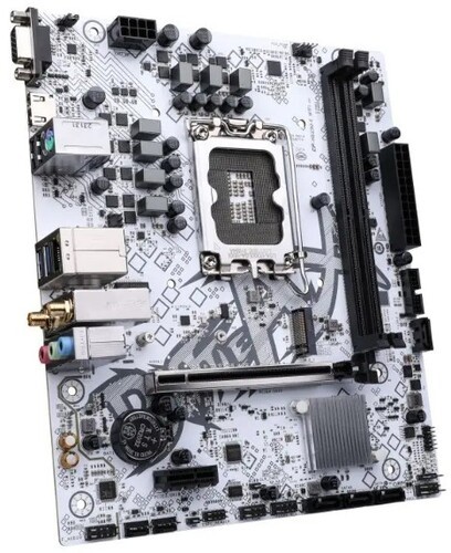 Материнская плата Colorful BATTLE-AX H610M-E WIFI V20 White