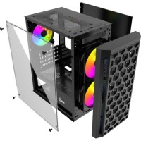 Компьютерный корпус Powercase MISTRAL Micro T3B Black CMIMTB-L3