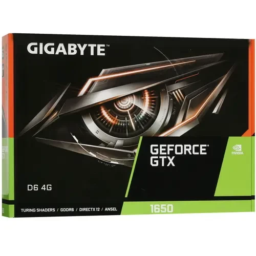 Видеокарта Gigabyte (GV-N1656D6-4GD) GeForce GTX 1650 4GB D6