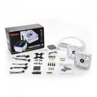 Система жидкостного охлаждения для процессора Enermax ELC-AQF240-SQA-W SquA RGB FAN, White