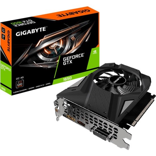 Видеокарта Gigabyte (GV-N1656OC-4GD) GeForce GTX 1650 D6 4GB OC