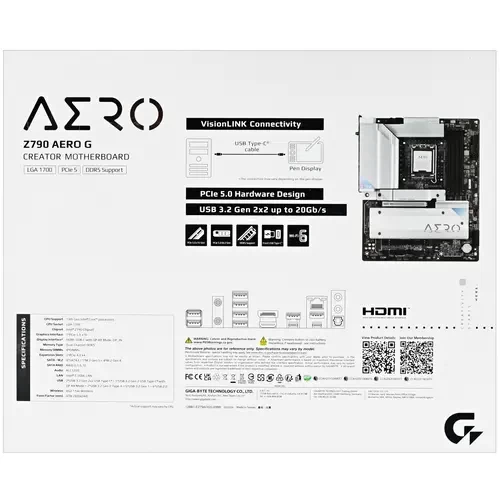 Материнская плата Gigabyte Z790 AERO G