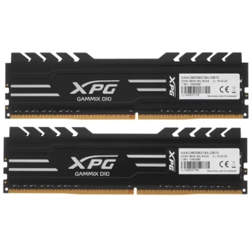 Оперативная память 16 Gb 3600 MHz ADATA XPG GAMMIX D10 Black (AX4U36008G18A-DB10)