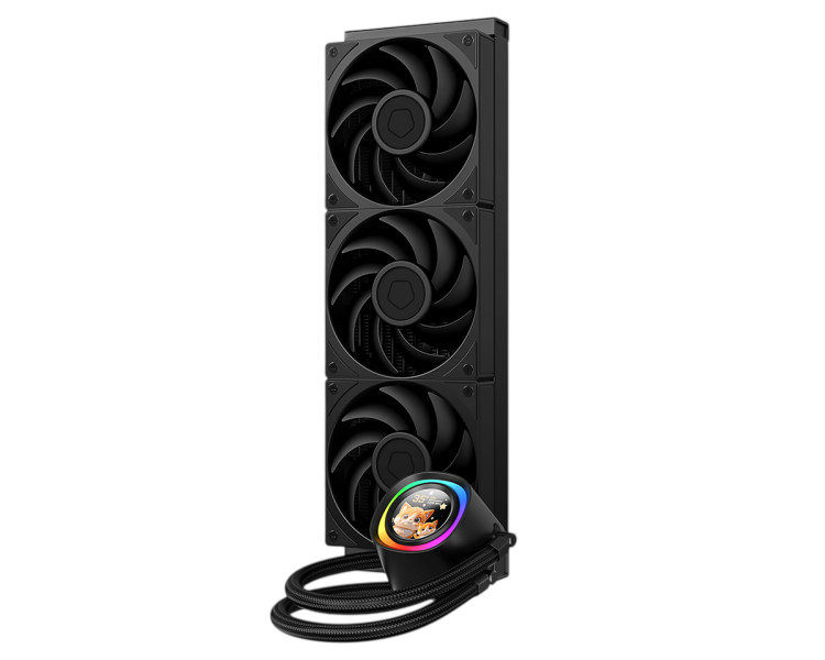 Система жидкостного охлаждения для процессора ID-COOLING FX360 LCD PE ARGB Black
