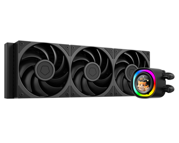 Система жидкостного охлаждения для процессора ID-COOLING FX360 LCD PE ARGB Black