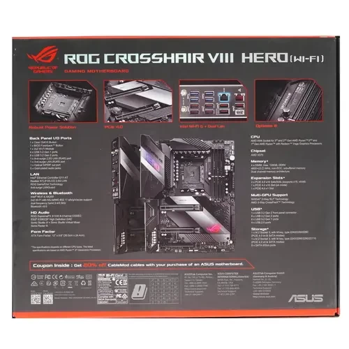 Материнская плата ASUS ROG CROSSHAIR VIII HERO (WI-FI) 90MB10T0-M0EAY0