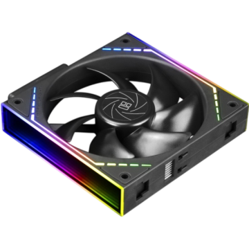Вентилятор для корпуса Thermalright TL-M12Q ARGB Black (TRTLM12Q)