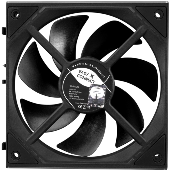 Вентилятор для корпуса Thermalright TL-M12Q ARGB Black (TRTLM12Q)