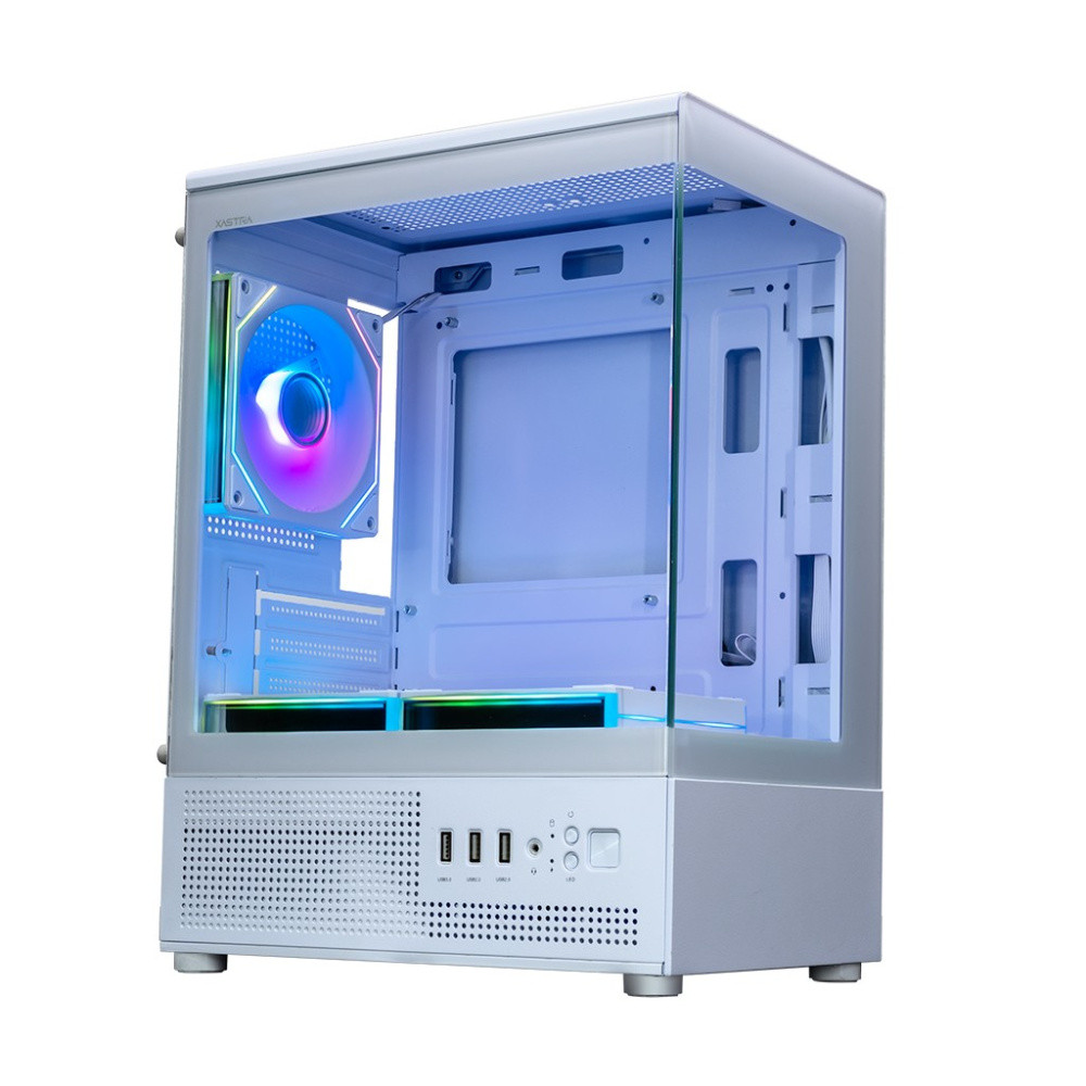 Компьютерный корпус XASTRA Q300M 3ARGB-C6 White (Q300M-3FM12A-C6-WH)