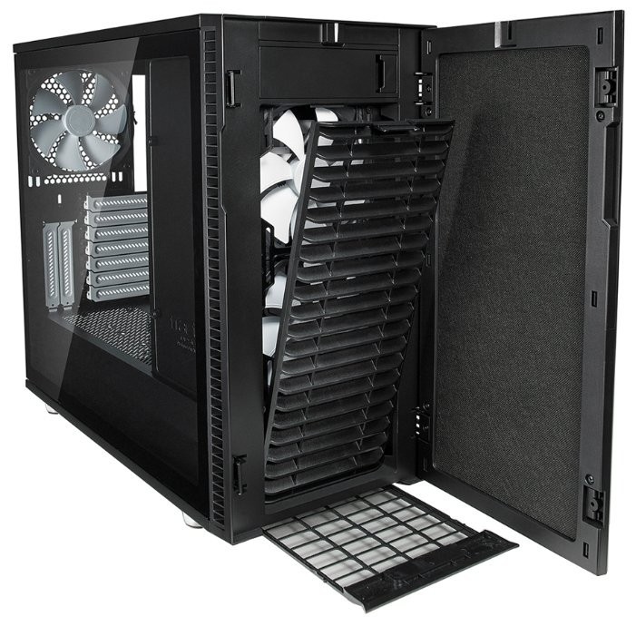 Компьютерный корпус Fractal Design DEFINE R6 TG Black FD-CA-DEF-R6-BK-TG
