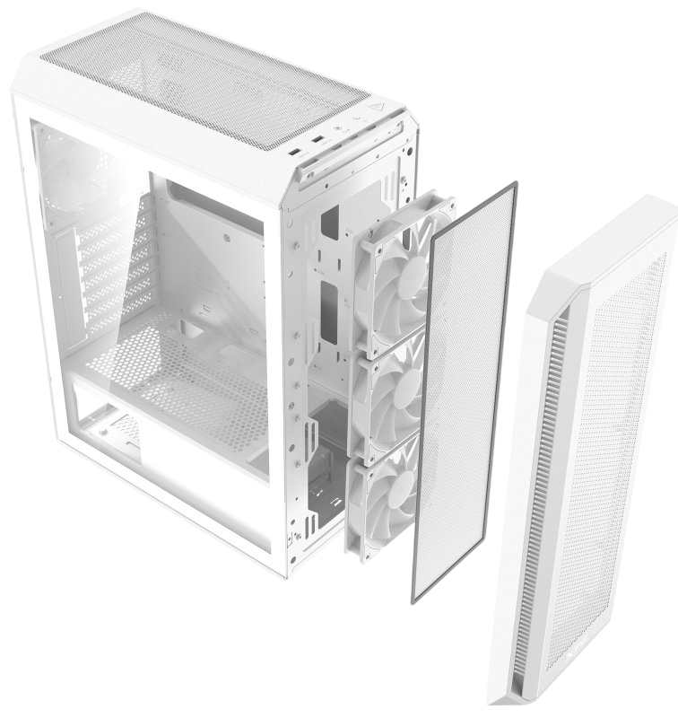 Компьютерный корпус ADATA XPG VALOR AIR PLUS VALORAIRPLUSMTA-WHCWW