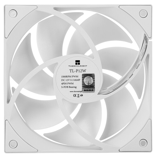 Вентилятор для корпуса Thermalright TL-P12W White (TRTLP12W)