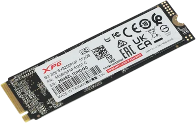 Твердотельный накопитель ADATA XPG 512 Gb SX8200 PRO PG (ASX8200PNP-512GT-C)