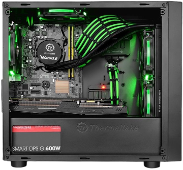 Компьютерный корпус Thermaltake Versa H17 Black (CA-1J1-00S1WN-00)