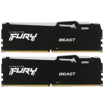 Оперативная память 32 Gb 5200 MHz Kingston FURY Beast RGB (KF552C40BBAK2-32)