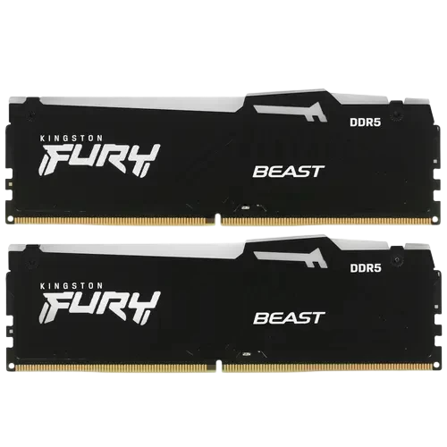Оперативная память 32 Gb 5200 MHz Kingston FURY Beast RGB (KF552C40BBAK2-32)