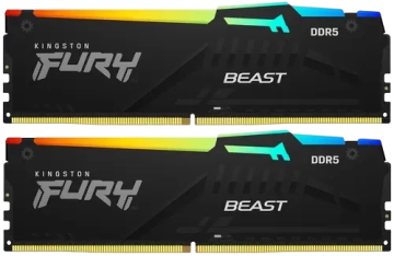 Оперативная память 32 Gb 5200 MHz Kingston FURY Beast RGB (KF552C40BBAK2-32)