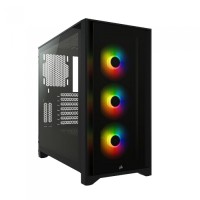 Компьютерный корпус Corsair iCUE 4000X RGB TG Mid-Tower Black CC-9011204-WW
