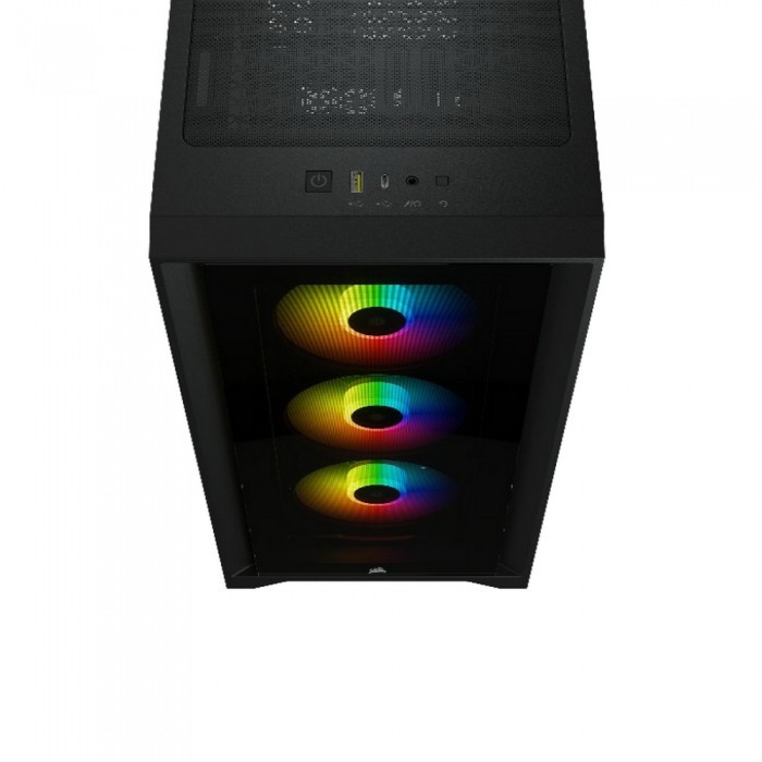Компьютерный корпус Corsair iCUE 4000X RGB TG Mid-Tower Black CC-9011204-WW