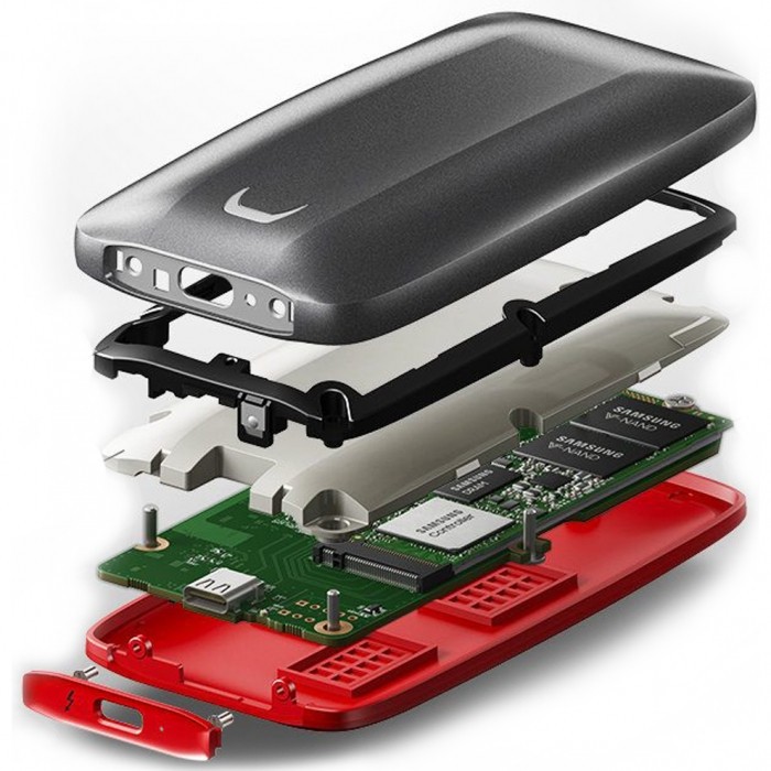 Внешний SSD Samsung 1000 Gb X5 EXTERNAL MU-PB1T0B/WW