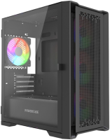 Компьютерный корпус Powercase ByteFlow Micro LE ARGB Black (CAMBFB-A4-LE)