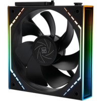 Вентилятор для корпуса Thermalright TL-M12QR Reverse ARGB Black (TRTLM12QR)
