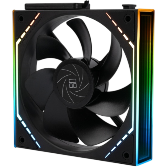 Вентилятор для корпуса Thermalright TL-M12QR Reverse ARGB Black (TRTLM12QR)