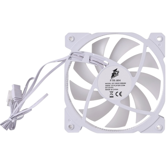 Вентилятор для корпуса 1STPLAYER F7R Reverse ARGB White (F7R-WH)
