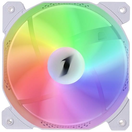 Вентилятор для корпуса 1STPLAYER F7R Reverse ARGB White (F7R-WH)