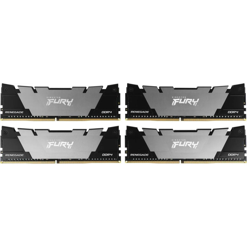 Оперативная память 128 Gb 3200 MHz Kingston FURY Renegade Black/Gray (KF432C16RB2K4/128)