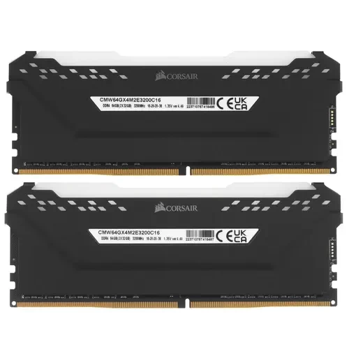 Оперативная память 64 Gb 3200 MHz Corsair VENGEANCE RGB PRO (CMW64GX4M2E3200C16)