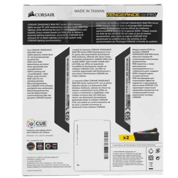 Оперативная память 64 Gb 3200 MHz Corsair VENGEANCE RGB PRO (CMW64GX4M2E3200C16)