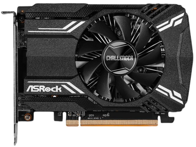 Видеокарта ASRock (RX6400 CLI 4G) Radeon RX 6400 4GB Challenger ITX