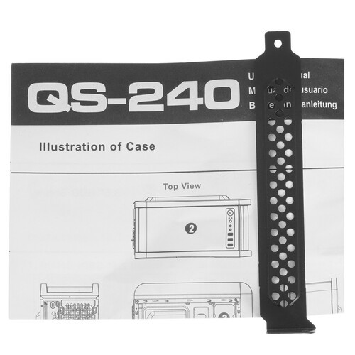 Компьютерный корпус Aerocool QS-240 Black (4713105958102)