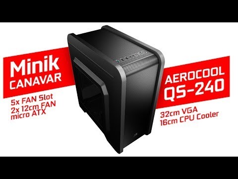 Компьютерный корпус Aerocool QS-240 Black (4713105958102)-video