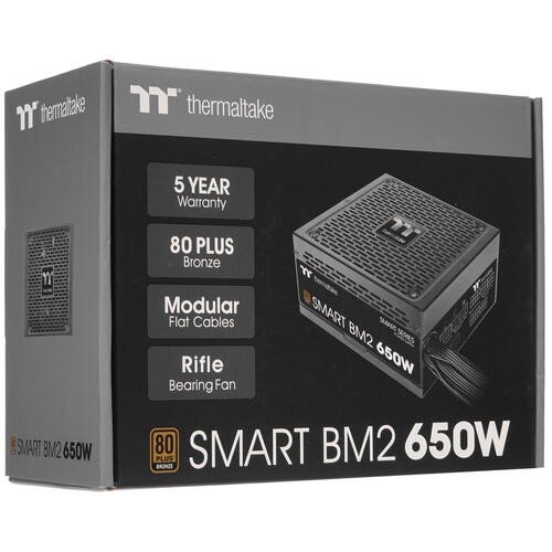 блок питания ThermalTake 650W Smart BM2 650 SP-650AH3CLB-B PS-SPD-0650MNFABE-1