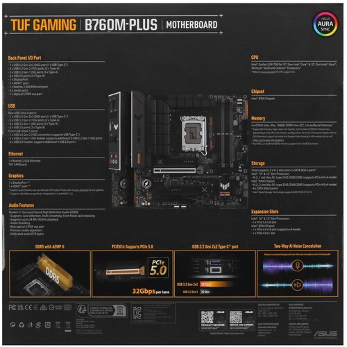 Материнская плата ASUS TUF GAMING B760M-PLUS (90MB1ES0-M1EAY0)