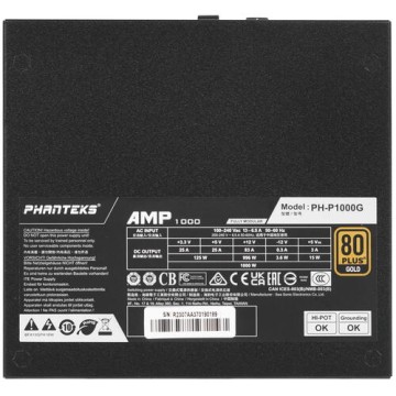 Блок питания PHANTEKS 1000W AMP Black PH-P1000G_BK02 16 Pin (PCIe 5.0 Connector Cable Details)