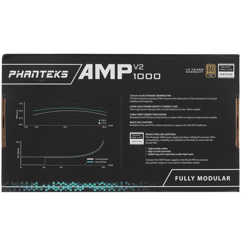 Блок питания PHANTEKS 1000W AMP Black PH-P1000G_BK02 16 Pin (PCIe 5.0 Connector Cable Details)