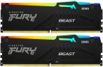 Оперативная память 64 Gb 4800 MHz Kingston FURY Beast RGB PnP Black (KF548C38BBAK2-64)