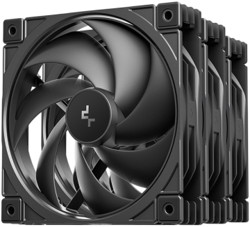 Комплект вентиляторов для корпуса Deepcool FD12 V2 3IN1 Black (R-FD12V2-BKNPN3-G) Color BOX
