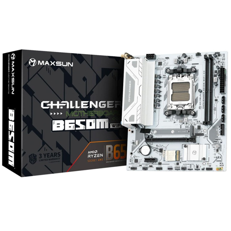 Материнская плата MaxSun B650M MS-Challenger ICE WIFI (6940709660621)