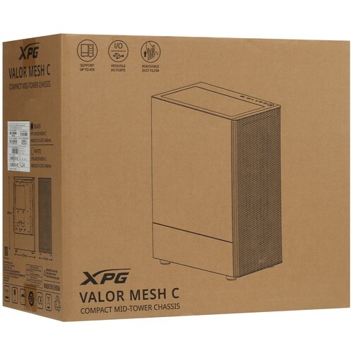 Компьютерный корпус ADATA XPG ARGB VALORMESHC4VA-BKCWW