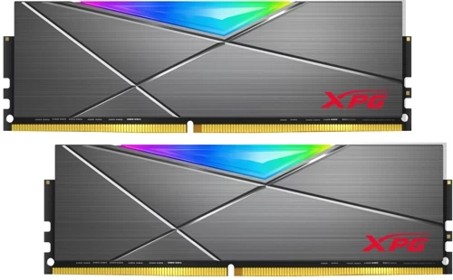 Оперативная память 16 Gb 3600 MHz ADATA XPG SPECTRIX D50 Grey RGB (AX4U36008G18A-DT50)
