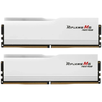 Оперативная память 96 Gb 6000 MHz G.Skill RIPJAWS M5 NEO RGB White (F5-6000J3036F48GX2-RM5NRW)
