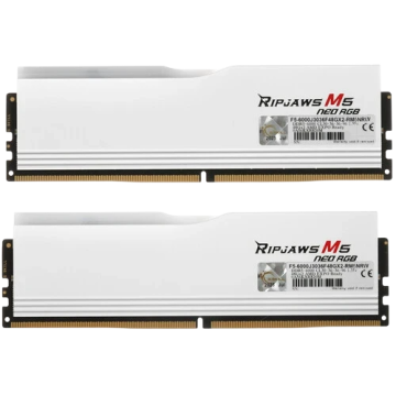 Оперативная память 96 Gb 6000 MHz G.Skill RIPJAWS M5 NEO RGB White (F5-6000J3036F48GX2-RM5NRW)